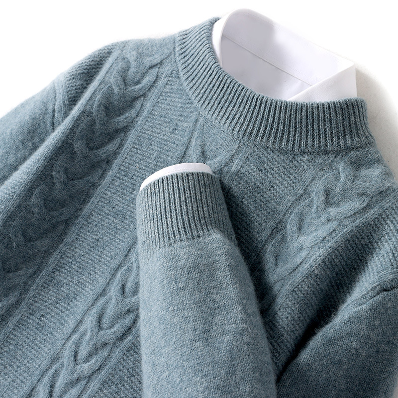 Warm 100% Wool Sweater Pullover Sweater