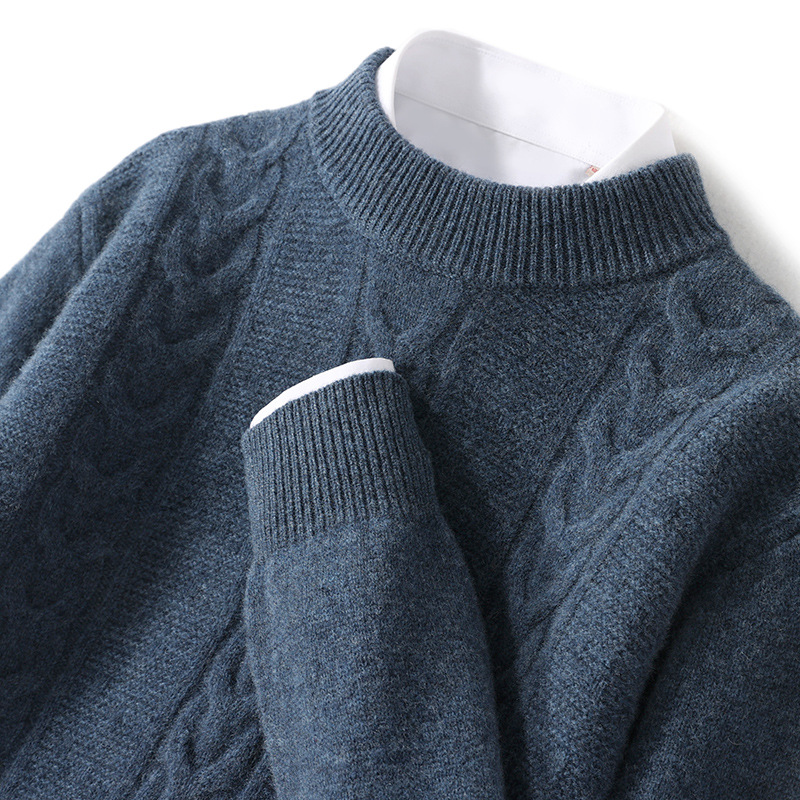 Warm 100% Wool Sweater Pullover Sweater