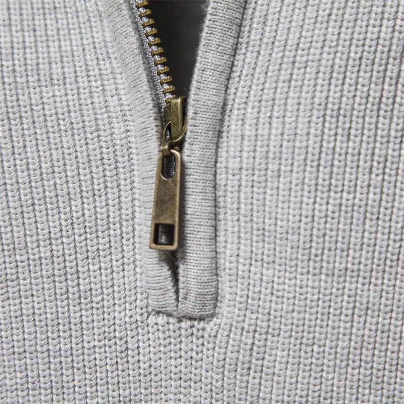 Casual Zipper Cardigan